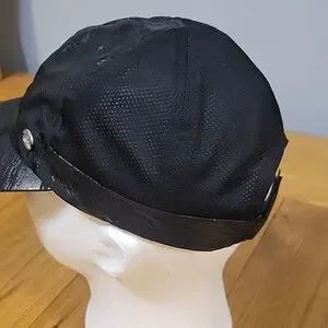 Apana Ladies Running Hat - Black Apana Womens Yoga Running Lightweight Workout Hat Packable  main image 4